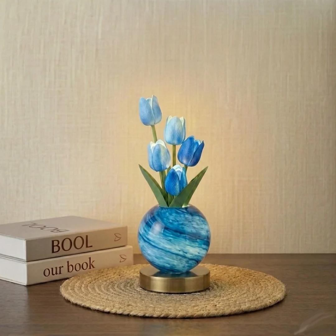 Lampara LED decorativa de Tulipanes